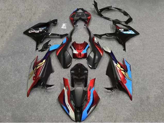 Carena Moto BMW S1000RR 2023-2024 - Nero Rosso Blu Oro