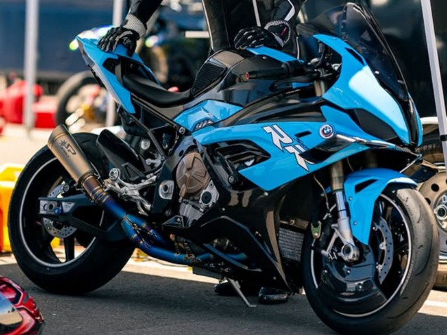 Carena Moto BMW S1000RR 2019-2022 - Blu Nero Fibra di Carbonio