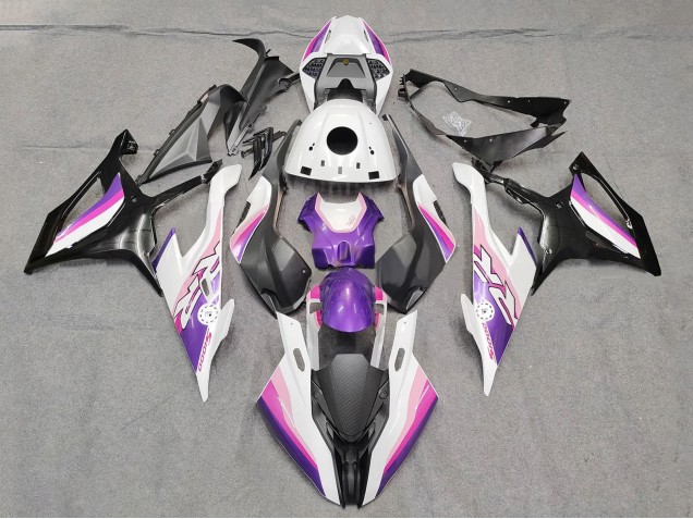 Carena Moto BMW S1000RR 2019-2022 - Rosa Viola Bianco