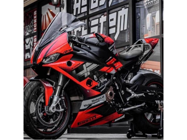 Carena Moto BMW S1000RR 2019-2022 - Nero Rosso Grigio