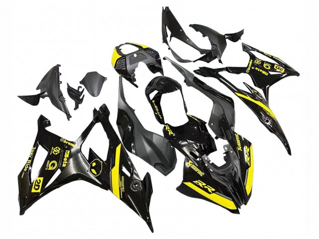 Carena Moto BMW S1000RR 2019-2022 - Nero Lucido Giallo