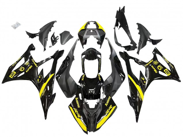 Carena Moto BMW S1000RR 2019-2022 - Nero Lucido Giallo