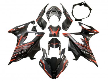 Carena Moto BMW S1000RR 2019-2022 - Nero Opaco Rosso Fabbrica