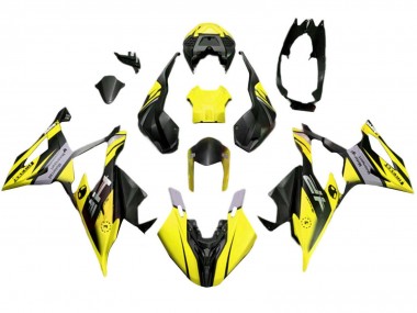 Carena Moto BMW S1000RR 2019-2022 - Giallo Opaco Nero Fabbrica