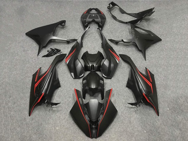 Carena Moto BMW S1000RR 2019-2022 - Nero Opaco Rosso