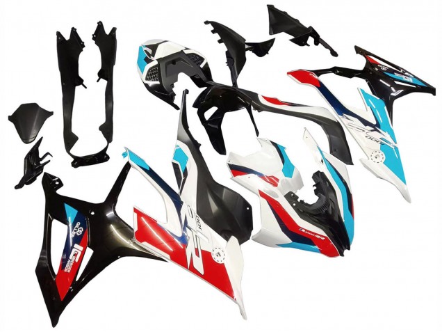 Carena Moto BMW S1000RR 2019-2022 - Nero Bianco Blu Rosso