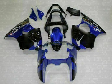 Carena Moto Kawasaki ZX6R 2000-2002 - Blu Nero Lucido Elf Bridgestone Fabbrica
