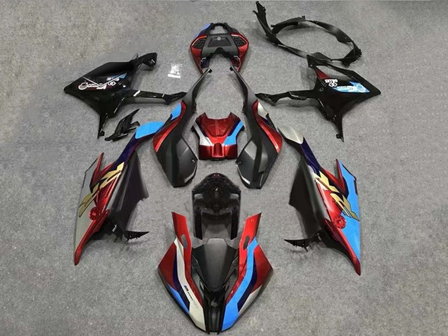 Kit Carena Moto BMW S1000RR 2019-2022 - Bianco Blu Rosso Nero
