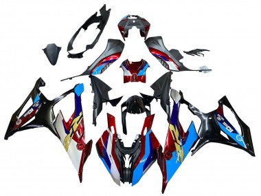 Carena Moto BMW S1000RR 2019-2022 - Bianco Blu Rosso Nero Fabbrica