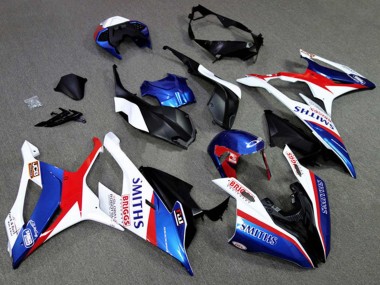 Carena Moto BMW S1000RR 2019-2022 - Bianco Blu Rosso Smiths Fabbrica