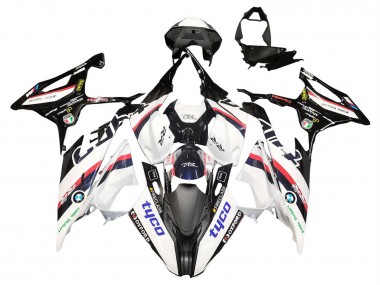 Carena Moto BMW S1000RR 2019-2022 - Bianco Nero Rosa Oxford Fabbrica