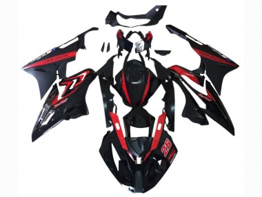 Carena Moto BMW S1000RR 2017-2018 - Rosso Nero Lucido Nero Opaco Fabbrica