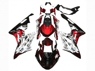 Carena Moto BMW S1000RR 2017-2018 - Bianco Rosso Nero Fabbrica