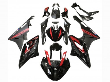 Carena Moto BMW S1000RR 2017-2018 - Rosso Nero Lucido Nero Opaco Fabbrica