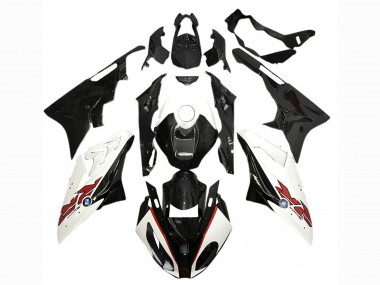 Carena Moto BMW S1000RR 2017-2018 - Bianco Nero Lucido Fabbrica