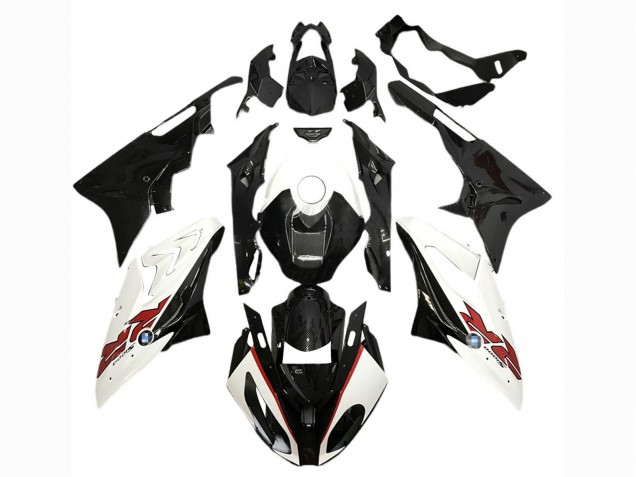 Carena Moto BMW S1000RR 2017-2018 - Bianco Nero Lucido