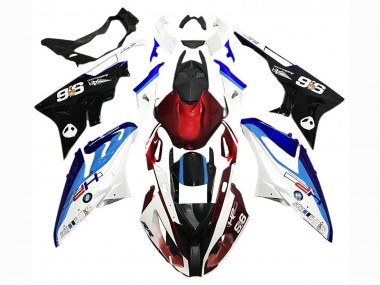 Carena Moto BMW S1000RR 2017-2018 - Bianco Blu Rosso Nero Fabbrica