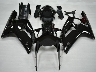 Carena Moto Kawasaki ZX6R 2003-2004 - Nero Lucido Fabbrica