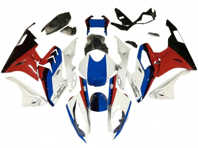 Carena Moto BMW S1000RR 2017-2018 - Bianco Blu Rosso Nero