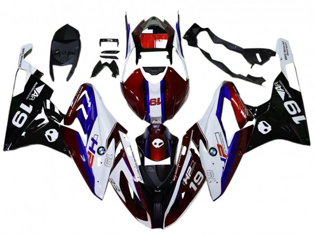 Carena Moto BMW S1000RR 2017-2018 - Bianco Rosso Blu Nero