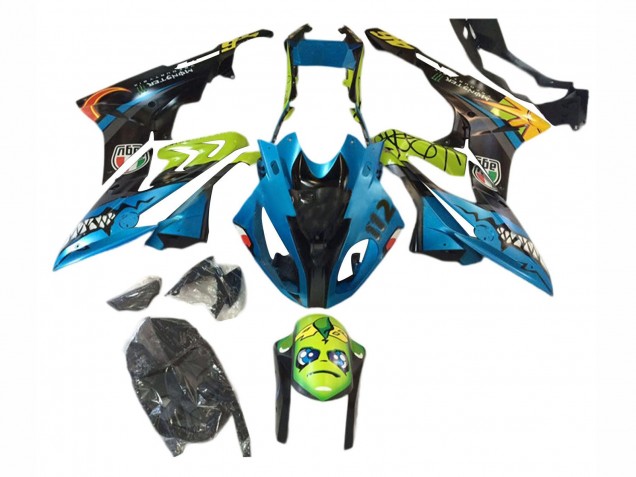 Carena Moto BMW S1000RR 2017-2018 - Blu Giallo Squalo