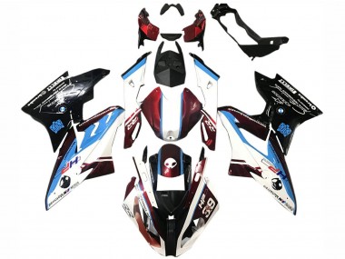 Kit Carena Moto ABS BMW S1000RR 2015-2016 - Bianco Rosso Blu Nero Lucido Fabbrica