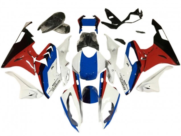 Carena Moto BMW S1000RR 2015-2016 - Bianco Rosso Blu Nero