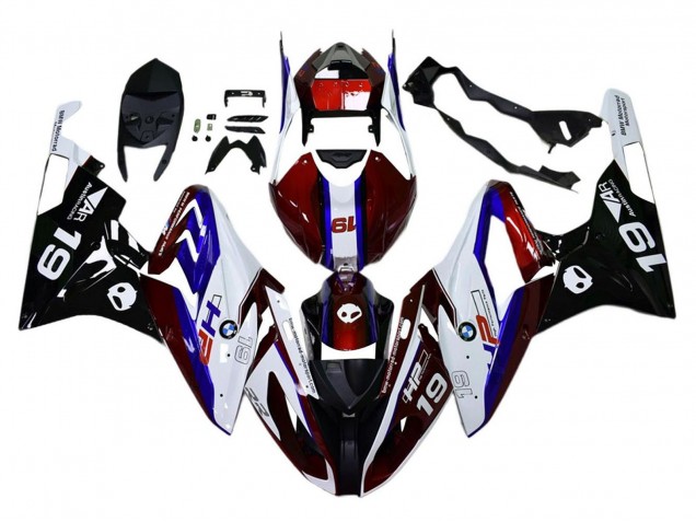 Kit Carena Moto ABS BMW S1000RR 2015-2016 - Bianco Rosso Blu Nero