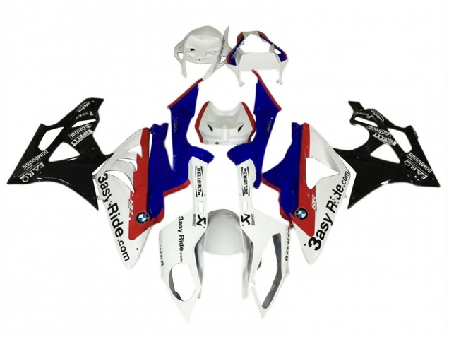 Carena Moto BMW S1000RR 2015-2016 - Bianco Rosso Blu Nero Lucido