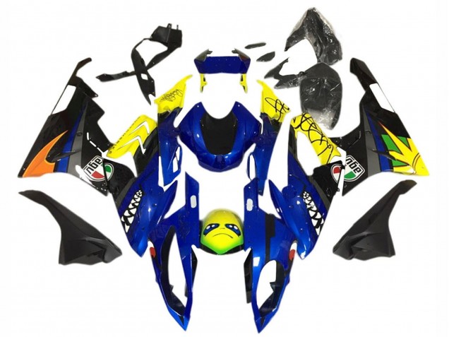 Carena Moto BMW S1000RR 2015-2016 - Giallo Blu Nero Squalo