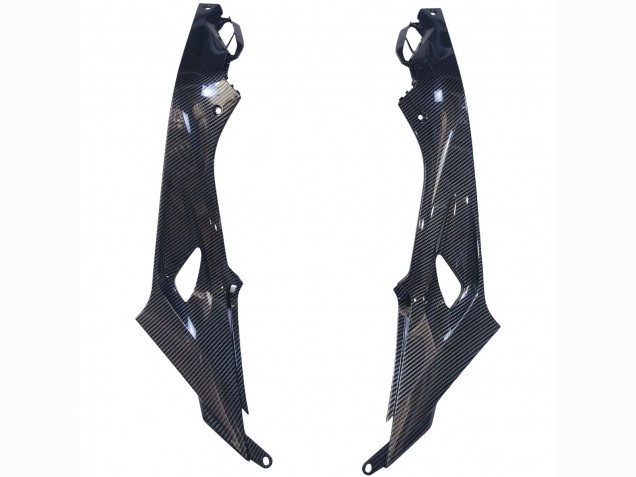 Carena Moto BMW S1000RR 2015-2016 - Bianco Blu Nero Fibra di Carbonio