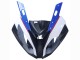 Carena Moto BMW S1000RR 2015-2016 - Bianco Blu Nero Fibra di Carbonio