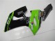 Carena Moto Kawasaki ZX6R 2005-2006 - Verde Nero Lucido Elf