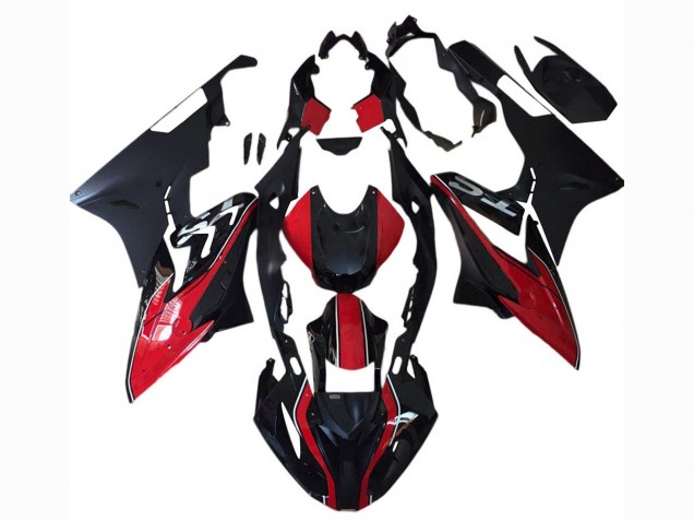 Carena Moto BMW S1000RR 2015-2016 - Rosso Bianco Nero Opaco