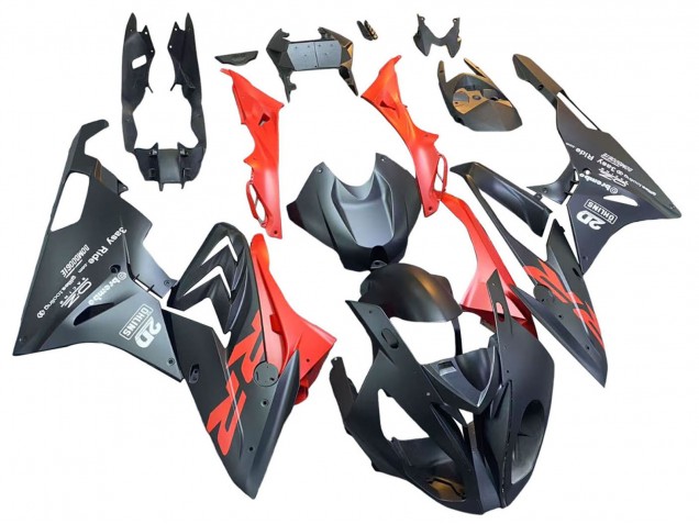 Carena Moto BMW S1000RR 2015-2016 - Nero Opaco Rosso