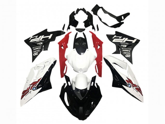 Carena Moto BMW S1000RR 2015-2016 - Bianco Rosso Nero Opaco