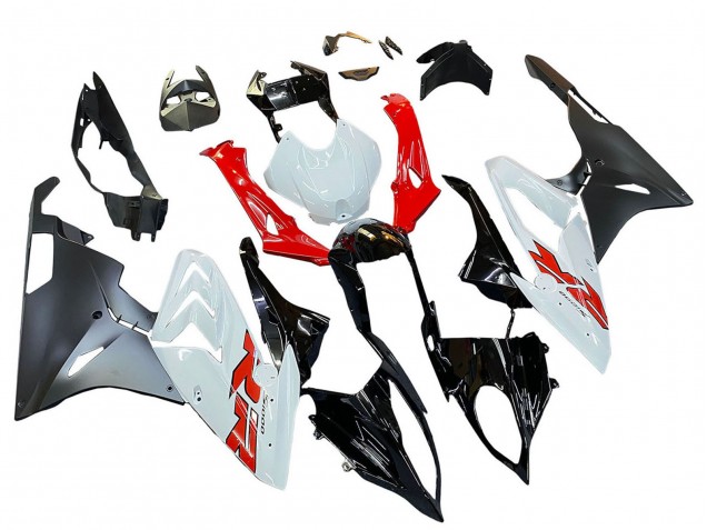 Carena Moto BMW S1000RR 2015-2016 - Rosso Bianco Nero Lucido Nero Opaco