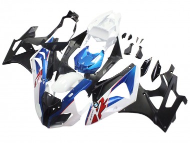 Carena Moto BMW S1000RR 2009-2014 - Bianco Blu Nero Opaco Fabbrica