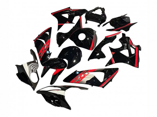 Carena Moto BMW S1000RR 2009-2014 - Rosso Nero Lucido