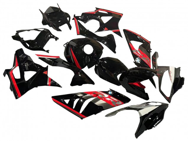 Carena Moto BMW S1000RR 2009-2014 - Rosso Nero Lucido