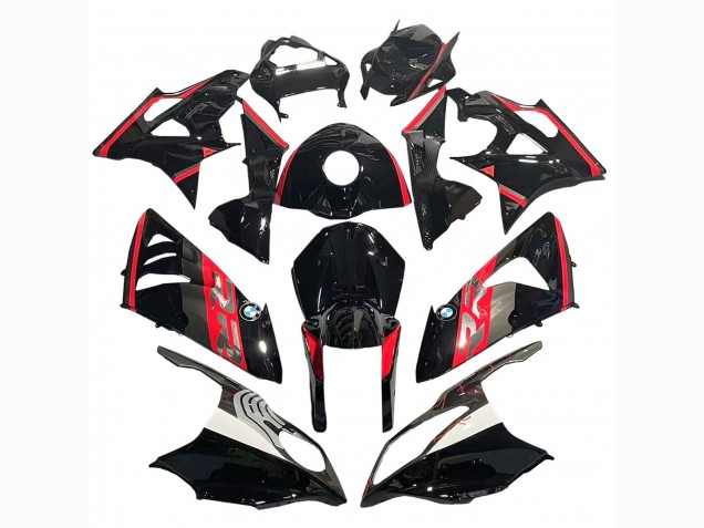 Carena Moto BMW S1000RR 2009-2014 - Rosso Nero Lucido