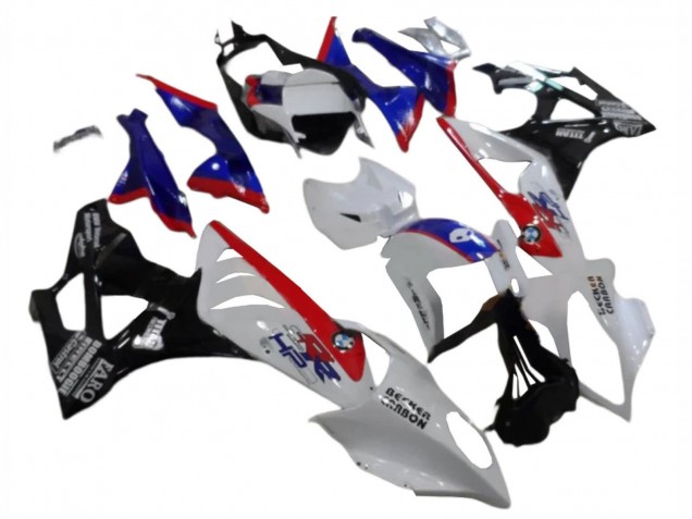 Carena ABS BMW S1000RR 2009-2014 - Bianco Rosso Blu Nero Lucido