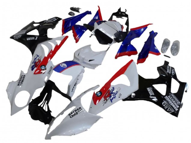 Carena ABS BMW S1000RR 2009-2014 - Bianco Rosso Blu Nero Lucido