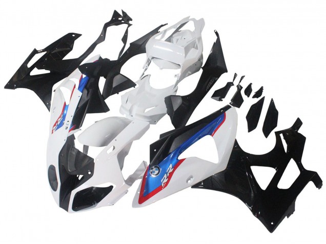 Carena Moto BMW S1000RR 2009-2014 - Bianco Rosso Blu Nero Lucido HP Becker Carbon