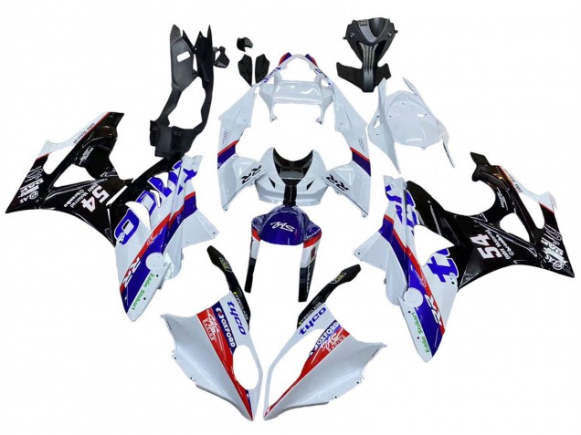 Carena Moto BMW S1000RR 2009-2014 - Bianco Rosso Blu Nero Tyco