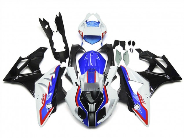 Carena Moto BMW S1000RR 2009-2014 - Bianco Rosso Blu Nero Lucido Fibra di Carbonio RR