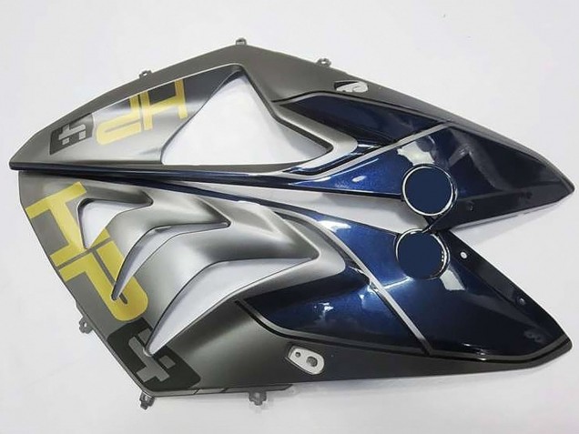 Carena Moto BMW S1000RR 2009-2014 - Argento Blu Nero Lucido