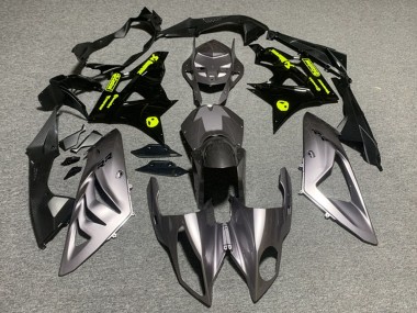 Carena Moto BMW S1000RR 2009-2014 - Argento Nero Lucido Verde Fabbrica