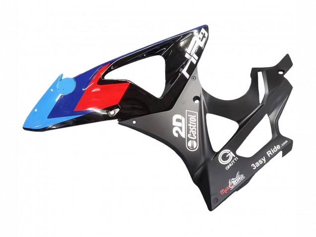 Carena Moto BMW S1000RR 2009-2014 - Blu Rosso Nero Opaco Castrol