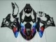 Carena Moto BMW S1000RR 2009-2014 - Blu Rosso Nero Opaco Castrol